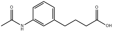 4-(3-乙酰氨基苯基)丁酸, 4505-33-3, 结构式