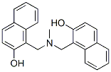 1,1′-(メチルイミノビスメチレン)ビス(2-ナフトール) 化学構造式