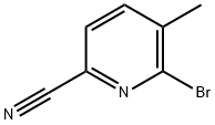 2-Bromo-6-cyano-3-methylpyridine Structure