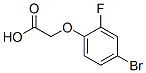 (4-BROMO-2-FLUORO-PHENOXY)-ACETIC ACID Struktur