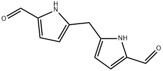 5,5'-メチレンビス(1H-ピロール-2-カルブアルデヒド) 化学構造式