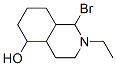 2-ethyl-3,4,4a,5,6,7,8,8a-octahydro-1H-isoquinolin-5-ol bromide Structure