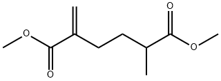 dimethyl 2-methyl-5-methyleneadipate  Struktur