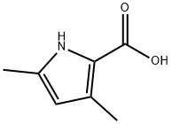 3,5-二甲基吡咯-2-羧酸,4513-93-3,结构式