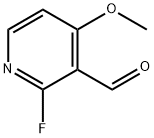 2-氟-4-甲氧基吡啶-3-甲醛, 451459-05-5, 结构式