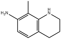7-Quinolinamine,  1,2,3,4-tetrahydro-8-methyl- Structure