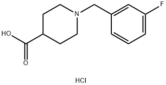 1-(3-Fluorobenzyl)piperidine-4-carboxylic acid hydrochloride price.