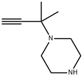 Piperazine, 1-(1,1-dimethyl-2-propynyl)- (9CI) 结构式