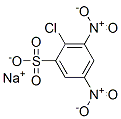 sodium 2-chloro-3,5-dinitrobenzenesulphonate Struktur