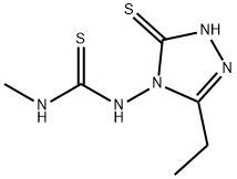Thiourea, N-(3-ethyl-1,5-dihydro-5-thioxo-4H-1,2,4-triazol-4-yl)-N-methyl- (9CI) 结构式