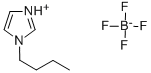 1-丁基咪唑四氟硼酸盐 结构式