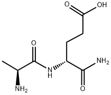 H-ALA-D-GLU-NH2, 45159-25-9, 结构式