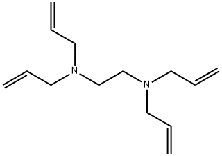 N,N,N',N'-テトラアリルエチレンジアミン 化学構造式