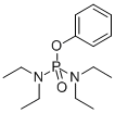 PHENYL N,N,N',N'-TETRAETHYLPHOSPHORODIAMIDATE 化学構造式