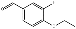 4-エトキシ-3-フルオロベンズアルデヒド 化学構造式