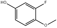 3-フルオロ-4-メトキシフェノール 化学構造式