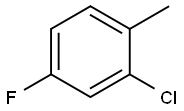 2-氯-4-氟甲苯, 452-73-3, 结构式