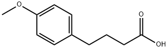 4-(4-甲氧基苯基)丁酸,4521-28-2,结构式