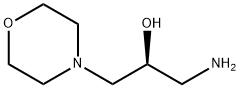 4-Morpholineethanol,alpha-(aminomethyl)-,(alphaS)-(9CI) Structure