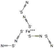 iron(III) hexathiocyanate Structure