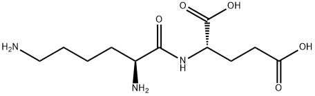 N-L-リシル-L-グルタミン酸 化学構造式