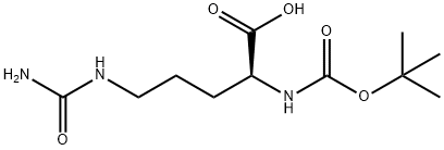 BOC-L-シトルリン 化学構造式