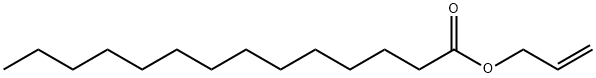 テトラデカン酸アリル 化学構造式