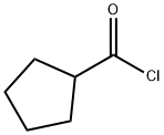 シクロペンタンカルボン酸クロリド 化学構造式