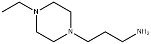 3-(4-エチル-1-ピペラジニル)-1-プロパンアミン 化学構造式