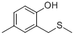 4-METHYL-2-[(METHYLTHIO)METHYL]PHENOL Struktur