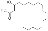 3-ヒドロキシオクタデカン酸 化学構造式