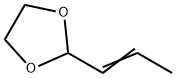 2-Butenal ethylene acetal Structure