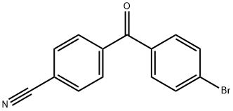 4-(4-ブロモベンゾイル)ベンゾニトリル 化学構造式