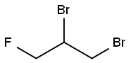 1,2-DIBROMO-3-FLUOROPROPANE Structure