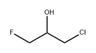 1-氯-3-氟-2-丙醇,453-11-2,结构式