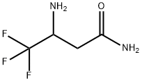 3-氨基-4,4,4-三氟丁酰胺, 453-32-7, 结构式