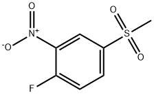 4-METHYLSULFONYL-2-NITROFLUOROBENZENE Struktur