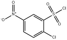 2-氯-5-硝基苯磺酰氯 结构式