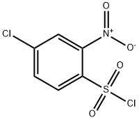 4-クロロ-2-ニトロベンゼンスルホニルクロリド 化学構造式