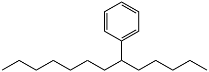 (1-ペンチルオクチル)ベンゼン 化学構造式