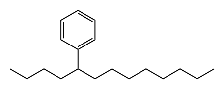 5-phenyltridecane Structure