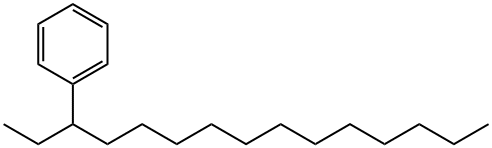 1-Ethyltridecylbenzene Struktur