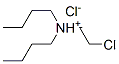 N-ブチル-N-(2-クロロエチル)-1-ブタンアミン・塩酸塩 化学構造式