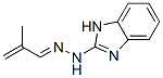 2-Propenal,2-methyl-,1H-benzimidazol-2-ylhydrazone(9CI) Struktur