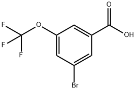 3-ブロモ-5-(トリフルオロメトキシ)安息香酸 化学構造式