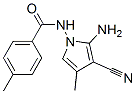 Benzamide, N-(2-amino-3-cyano-4-methyl-1H-pyrrol-1-yl)-4-methyl- (9CI) Struktur