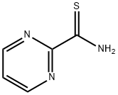 ピリミジン-2-カルボチオアミド 化学構造式