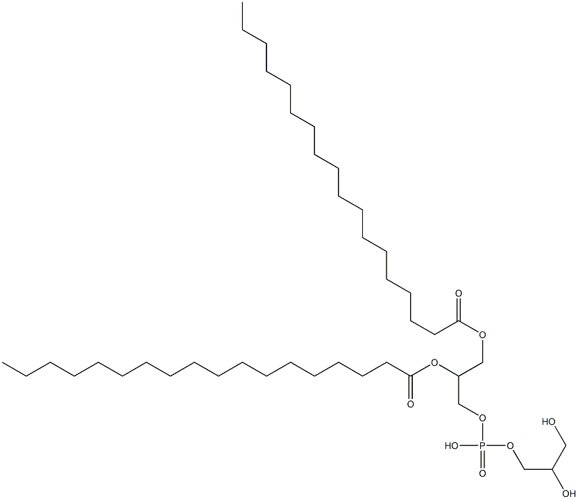 1,2-Distearoyl-sn-glycero-3-phosphoglycerol,sodium salt,4537-78-4,结构式