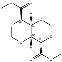 DIMETHYL 2,4:3,5-DI-O-METHYLENE-D-GLUCARATE Struktur