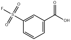 3-(fluorosulphonyl)benzoic acid  Struktur